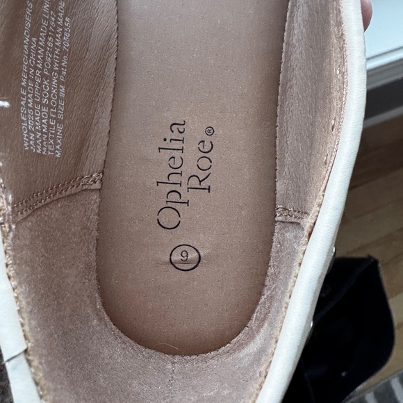 Ophelia Rose White Studded Flats - Picture 4 of 4